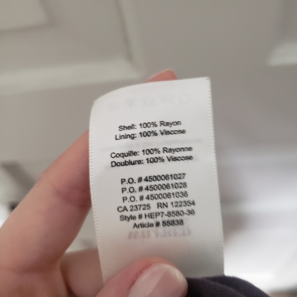 Wilfred Free 'Vivienne' dark grey slip mini dress - Picture 6 of 7